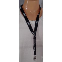 EVENT STAFF Lanyard Neck ID/Card Key Holder black/white